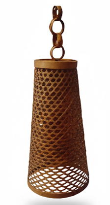 Tiered Bamboo Pendant Light