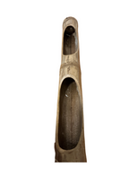 Double Pocket Bamboo Planter