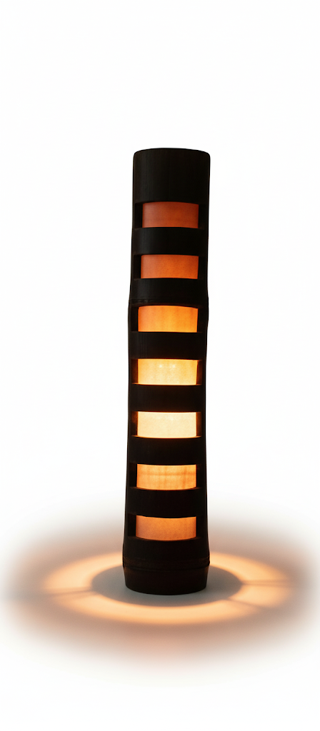 Bamboo light shade