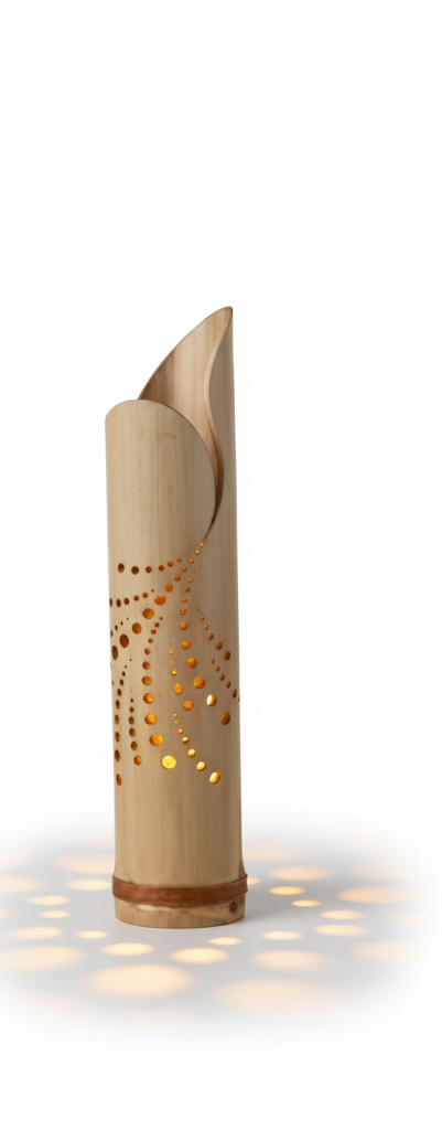 Bamboo light shade