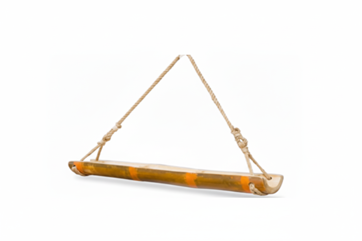 Woven Bamboo Hanging Planter